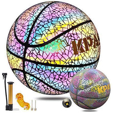
                        
                          गैलरी व्यूवर में इमेज लोड करें, KPASON Basketball Holographic Glow in The Dark Basketball - JOY2ESpree
                        
                      