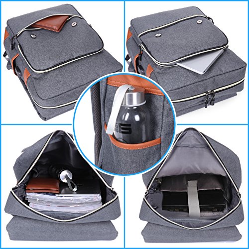 Modoker Vintage Laptop Backpack for Women Men,School College Backpack