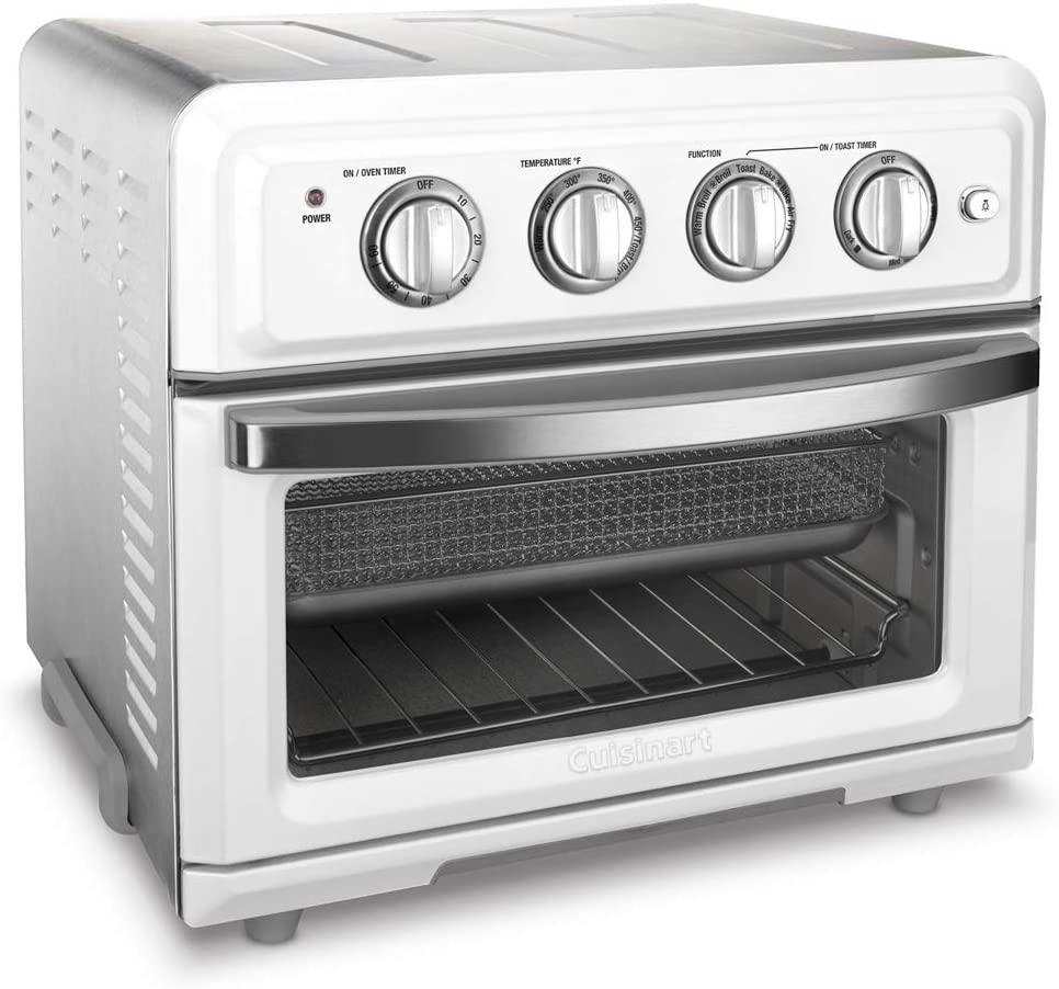 Cuisinart TOA-60 Convection Toaster Oven Air Fryer with Light, Silver w/ 1 Year Extended Warranty - JOY2ESpree