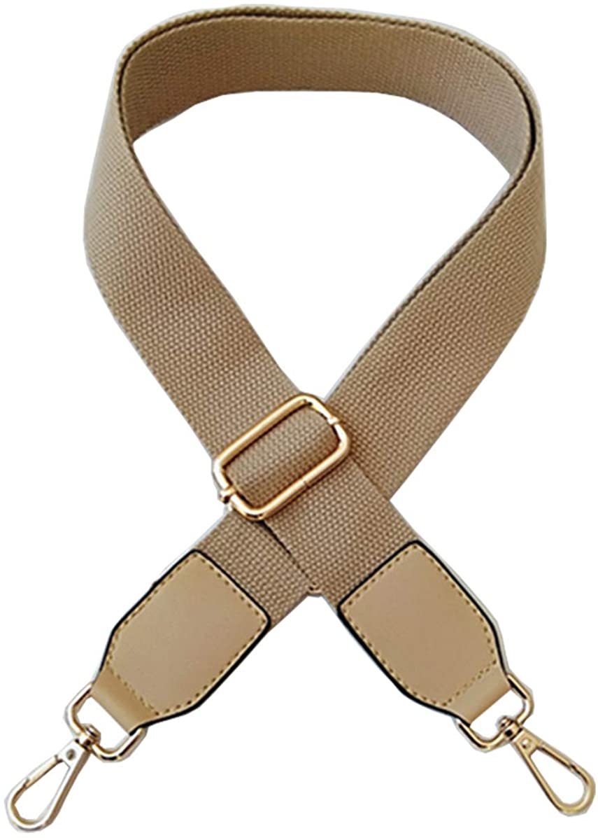 Beacone Wide Purse Strap Adjustable Canvas Replacement Crossbody Handbag Shoulder Bag Strap