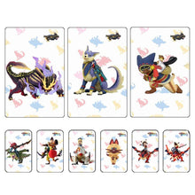 
                        
                          Load image into Gallery viewer, 9pcs Monster Hunter Rise NFC Amiibo Card, Palamute, Palico, Magnamalo. Compatible Switch, Switch Lite. (White) - JOY2ESpree
                        
                      