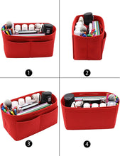 
                        
                          Cargar imagen en el visor de la galería, Felt Purse Organizer Insert Zipper Pocket with Two Removeable Bottle Holder
                        
                      