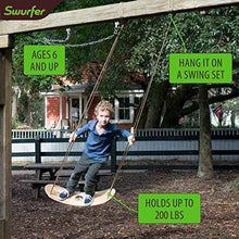 
                        
                          Cargar imagen en el visor de la galería, Swurfer - the Original Stand Up Surfing Swing - Curved Maple Wood Board To Easily Surf The Air
                        
                      