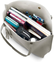 
                        
                          Cargar imagen en el visor de la galería, Oct17 Women Large Tote Bag - Tassels Faux Leather Shoulder Handbags, Fashion Ladies Purses Satchel Messenger Bags
                        
                      