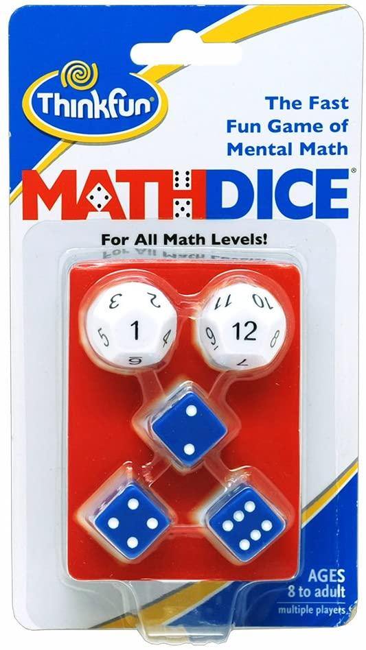Think Fun Math Dice Junior Game for Boys and Girls Age 6 and Up - Teachers Favorite and Toy of the Year Nominee - JOY2ESpree