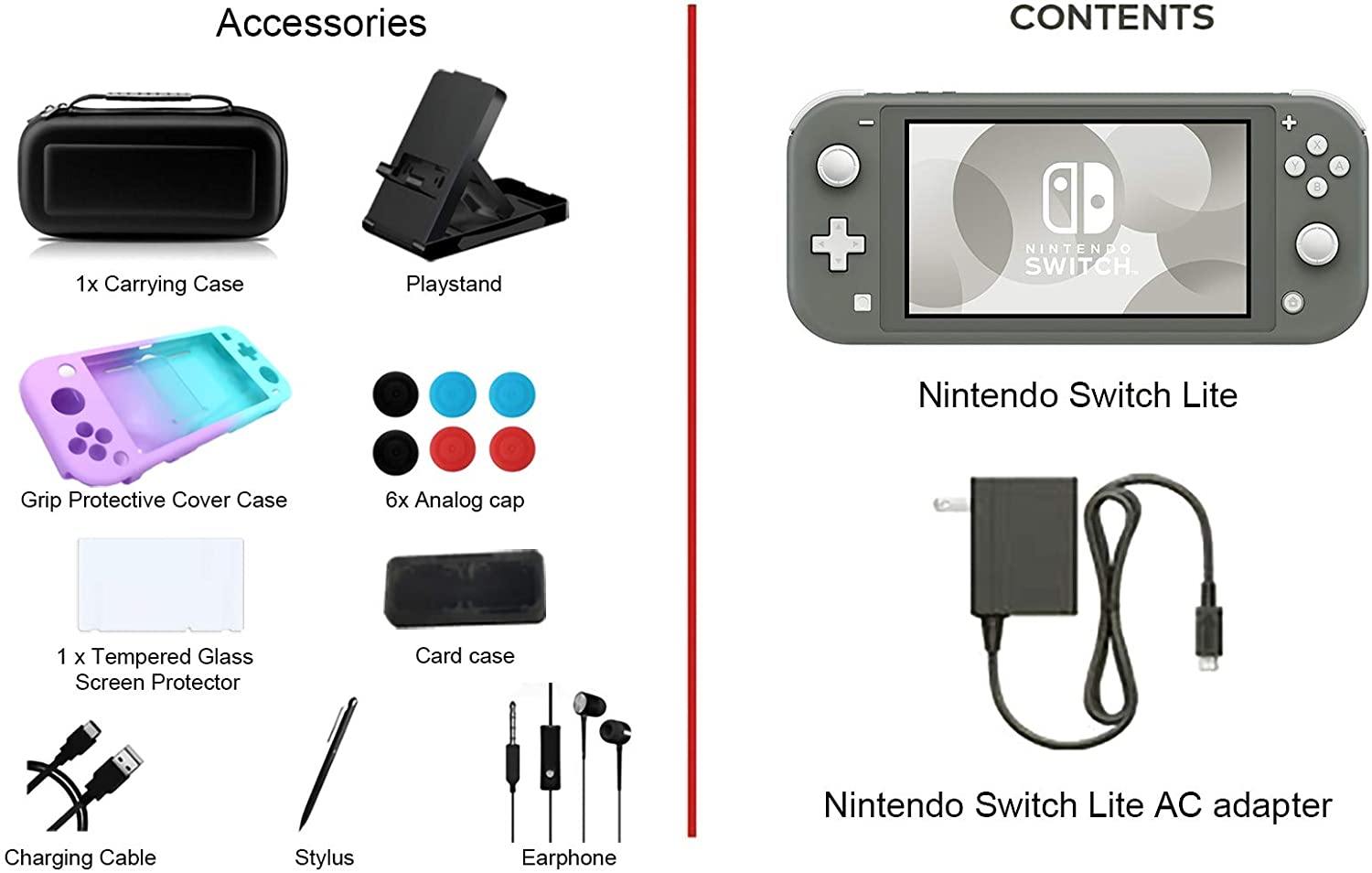Newest Nintendo Switch Lite - 5.5" Touchscreen Display, Built-in Plus Control Pad - JOY2ESpree