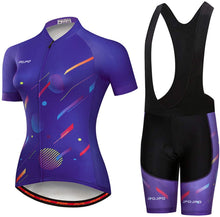 
                        
                          Muat gambar ke penampil Galeri, Women's Cycling Clothing Short Sleeve Bike Jersey Sets Bib Shorts Summer Cycling Sets Reflective
                        
                      
