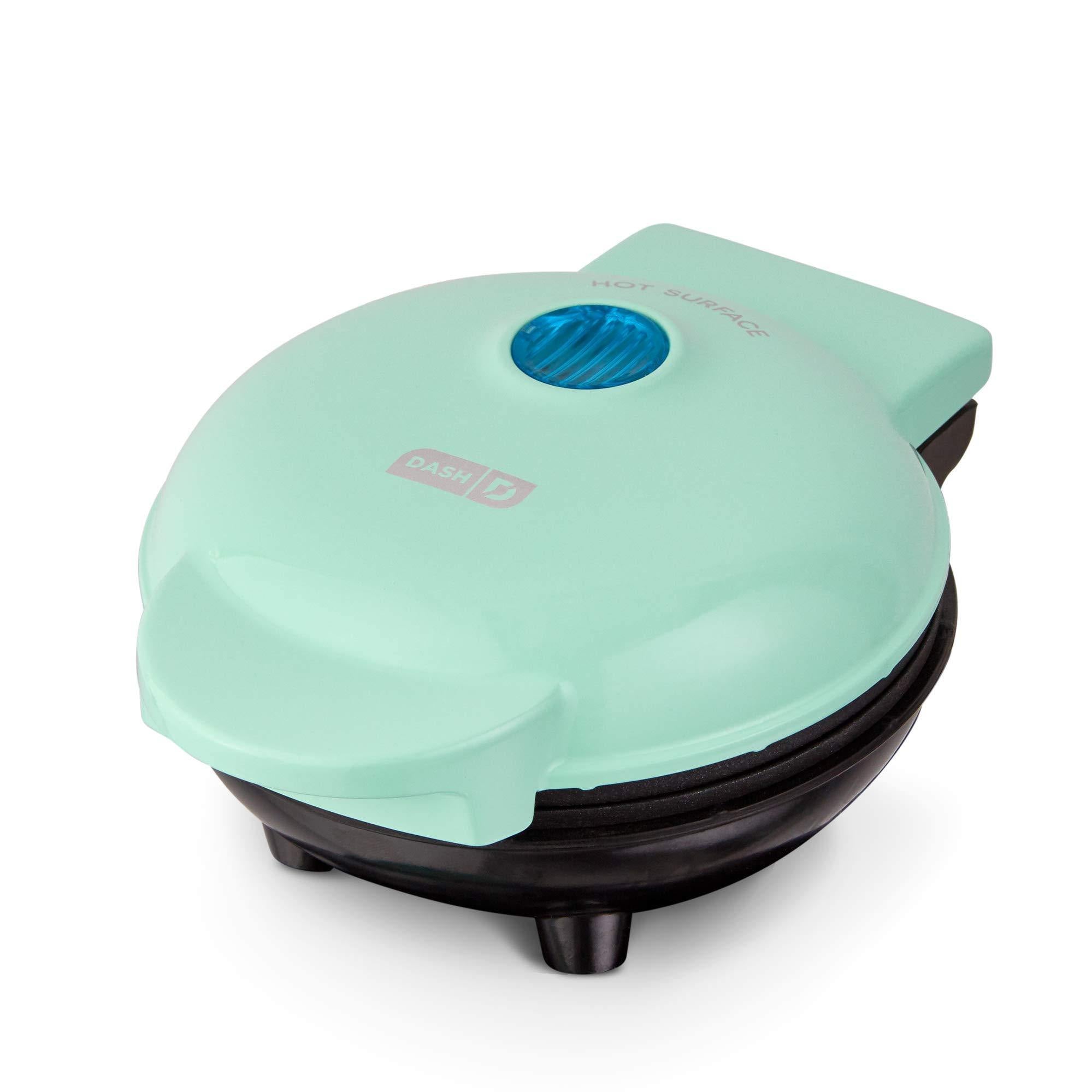 Dash DMS001AQ Mini Maker Electric Round Griddle for Individual Pancakes, Cookies - JOY2ESpree