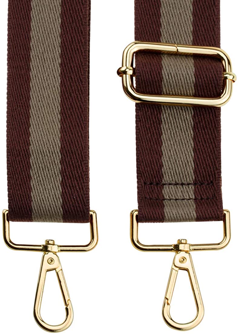 Allzedream Purse Strap Replacement Crossbody Handbag Stripe Wide Adjustable