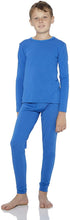 
                        
                          Load image into Gallery viewer, Rocky Thermal Underwear for Boys Fleece Lined Thermals Kids Base Layer Long John Set
                        
                      