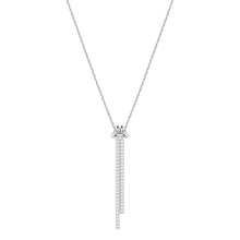 
                        
                          Load image into Gallery viewer, SWAROVSKI Crystal Lifelong Rhodium-Plated Drop Necklace - JOY2ESpree
                        
                      