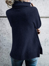 
                        
                          Muat gambar ke penampil Galeri, FISACE Womens Solid Round Neck Oversized Turtleneck Full Sleeve Knitted Sweater Pullover
                        
                      