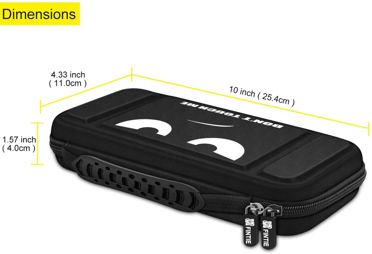 Fintie Carry Case for Nintendo Switch - [Shockproof] Hard Shell Protective Cover Travel Bag w/10 Game Card Slots - JOY2ESpree
