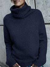 
                        
                          Muat gambar ke penampil Galeri, FISACE Womens Solid Round Neck Oversized Turtleneck Full Sleeve Knitted Sweater Pullover
                        
                      