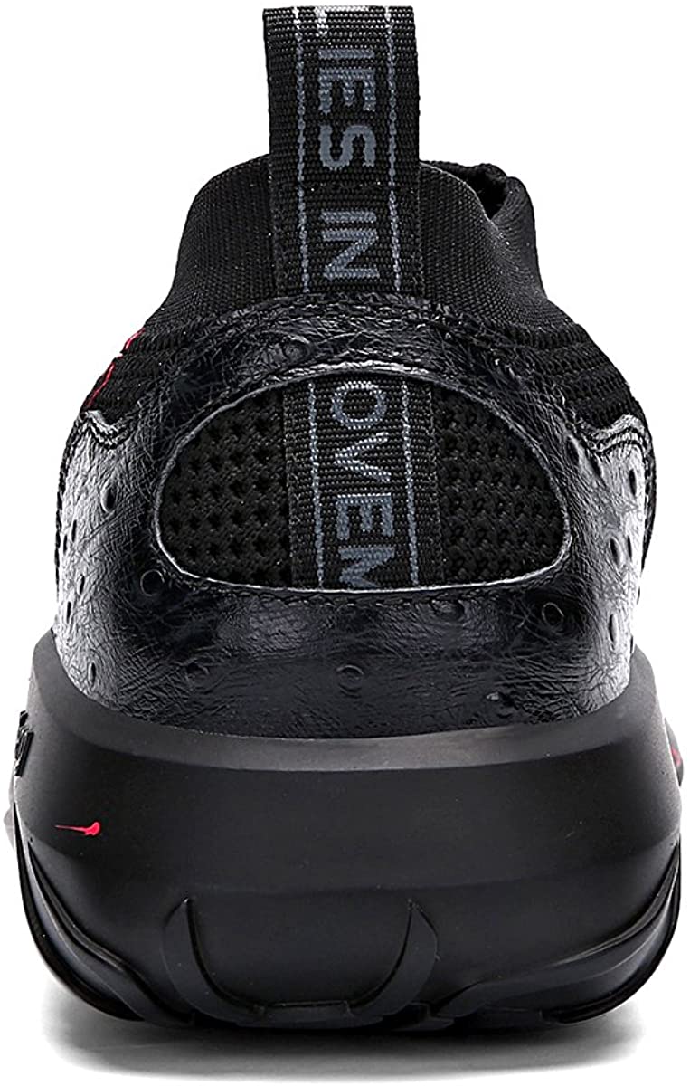 Soulsfeng Mens Running Shoes Mesh Breathable Lightweight Cushioning Training Athletic Sneakers
