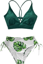 
                        
                          गैलरी व्यूवर में इमेज लोड करें, CUPSHE Women's Lace Up Bikini Swimsuit Adjustable Shoulder Straps Sets
                        
                      