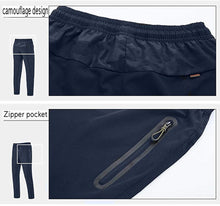 
                        
                          Muat gambar ke penampil Galeri, Rdruko Men's Jogger Casual Pants Lightweight Breathable Quick Dry Hiking Running Outdoor Sports Pants
                        
                      