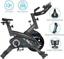 
                        
                          將圖片載入圖庫檢視器 pooboo Exercise Bike, Heavy Duty Indoor Cycling Bike Stationary Belt Drive - JOY2ESpree
                        
                      