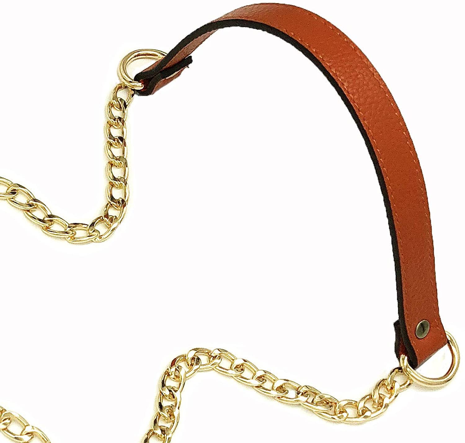 VanEnjoy Replacement Chain & Genuine Leather Shoulder Strap