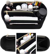 
                        
                          Cargar imagen en el visor de la galería, Felt Purse Bag Organizer Insert with zipper Bag Tote Shaper Fit Speedy Neverfull MM GM
                        
                      
