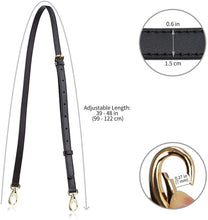 
                        
                          Muat gambar ke penampil Galeri, Allzedream Genuine Leather Purse Strap Replacement Crossbody Handbag Long Adjustable
                        
                      