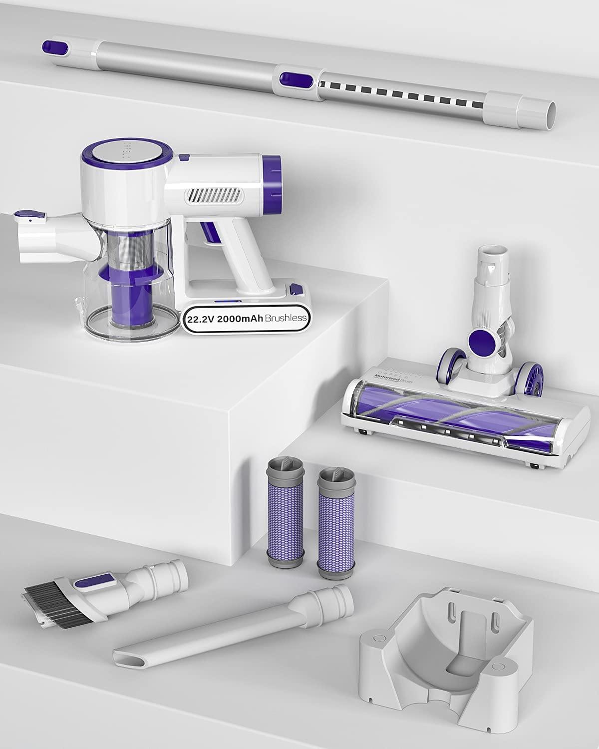 ORFELD Cordless Vacuum, 20000Pa Powerful Suction Stick Vacuum Cleaner - JOY2ESpree