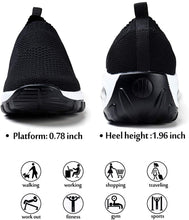 
                        
                          Load image into Gallery viewer, STQ Slip On Breathe Mesh Walking Shoes Women Fashion Sneakers Comfort Wedge Platform Loafers
                        
                      