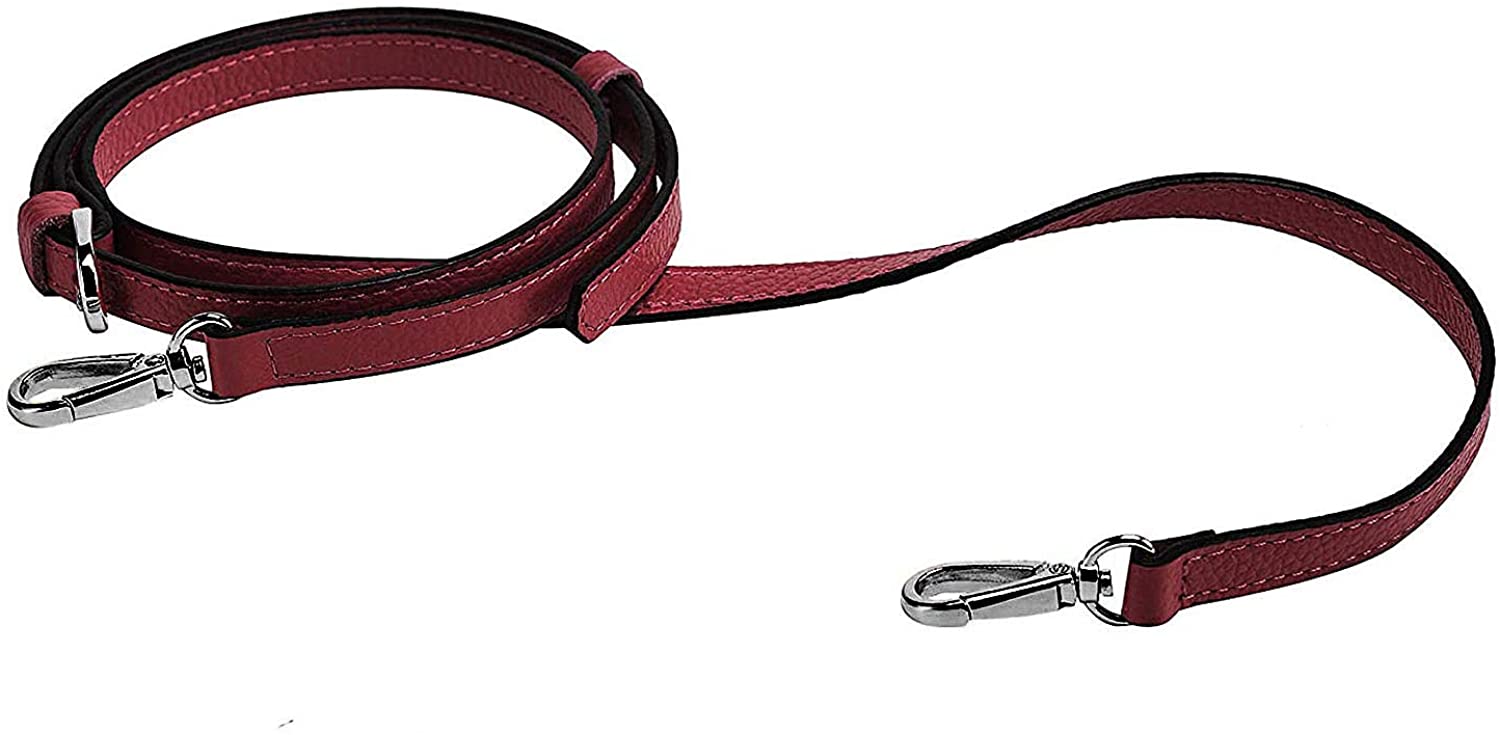 LIVE UP Full Grain Leather Adjustable Replacement Strap Cross Body Bag Purse, 43-51 Inch
