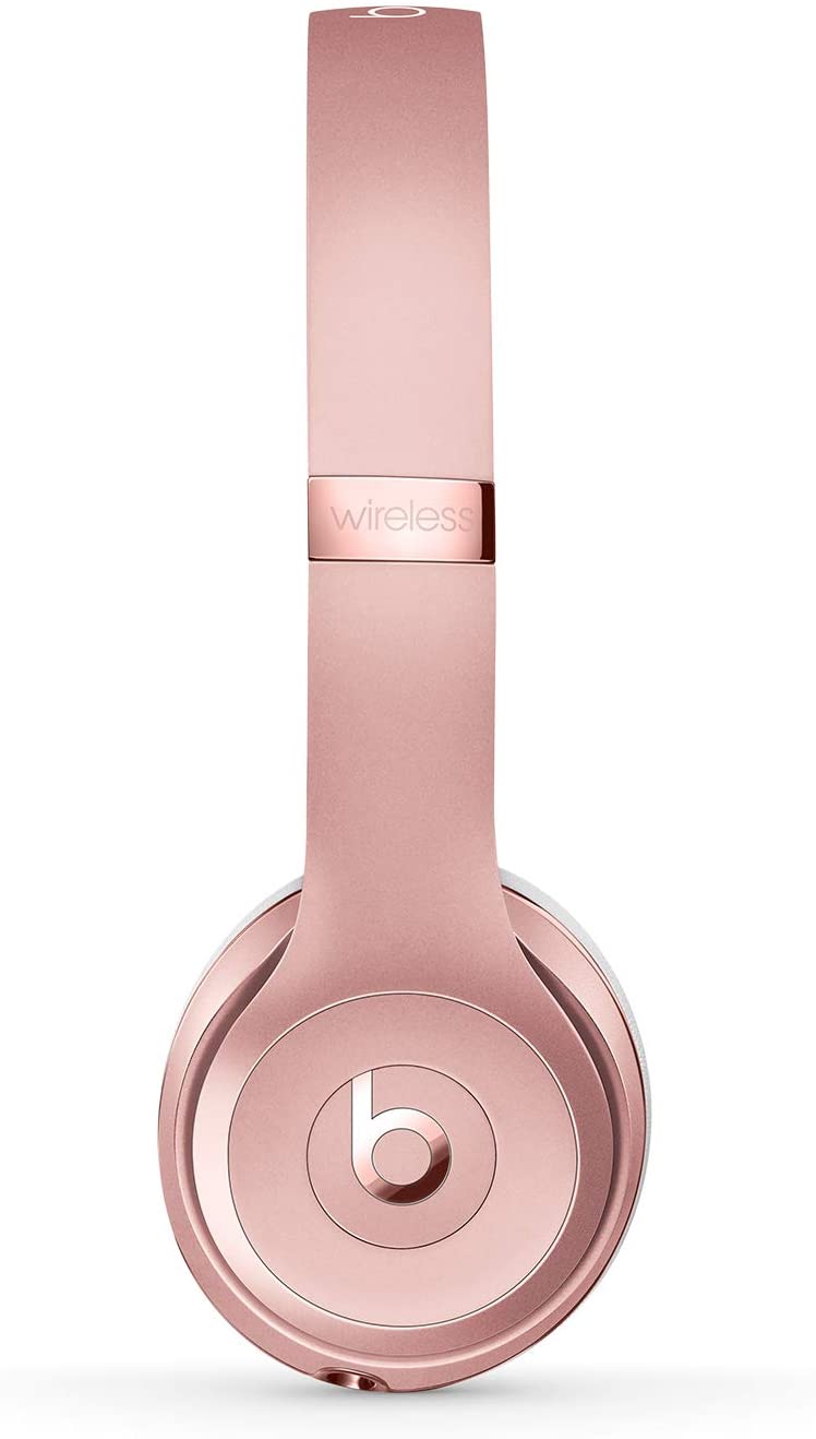 Beats Solo3 Wireless On-Ear Headphones - Apple W1 Headphone Chip, Class 1 Bluetooth, 40 Hours of Listening Time, Built-in Microphone - Satin Gold