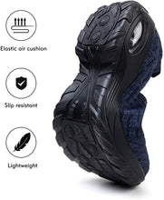 
                        
                          Load image into Gallery viewer, STQ Slip On Breathe Mesh Walking Shoes Women Fashion Sneakers Comfort Wedge Platform Loafers
                        
                      