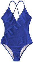 
                        
                          將圖片載入圖庫檢視器 CUPSHE Women's One Piece Swimsuit Ruffle Wrap Textured Beach Swimwear Bathing Suits
                        
                      