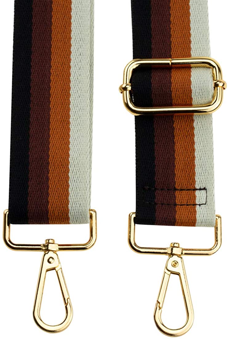 Allzedream Purse Strap Replacement Crossbody Handbag Stripe Wide Adjustable