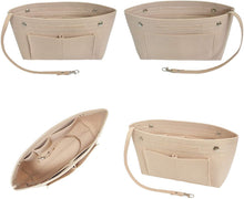 
                        
                          Muat gambar ke penampil Galeri, YIICOOLY Felt Tote Handbag Purse Organizer Insert Divider Shaper Bag in Bag
                        
                      
