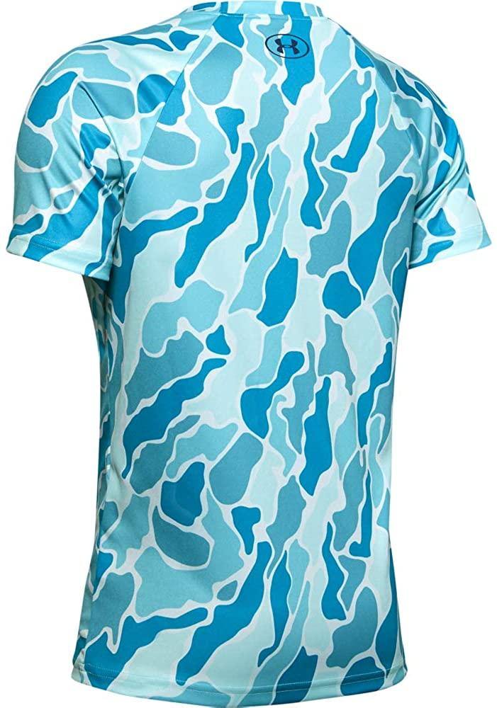 Under Armour Boys' Tech Big Logo Printed Short Sleeve Gym T-Shirt