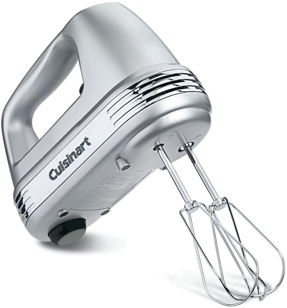 Cuisinart HM-90BCS Power Advantage Plus 9-Speed Handheld Mixer with Storage Case, Brushed Chrome - JOY2ESpree
