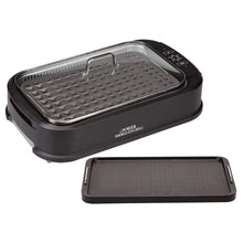 
                        
                          將圖片載入圖庫檢視器 Power XL Smokeless Electric Indoor Removable Grill and Griddle Plates, Nonstick Cooking Surfaces, Glass Lid, 1500 Watt, 21X 15.4X 8.1, black - JOY2ESpree
                        
                      