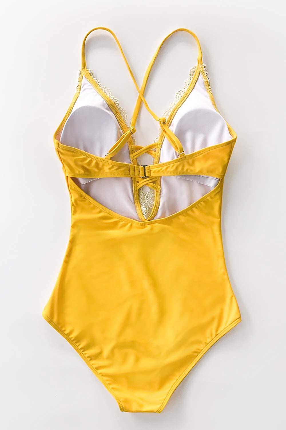 CUPSHE Fashion Women's Ladies Vintage Lace Bikini Sets Beach Swimwear Bathing Suit