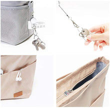 
                        
                          Cargar imagen en el visor de la galería, iN. Purse Organizer Insert with zipper Nylon fabric for women Handbags &amp; Totebag
                        
                      