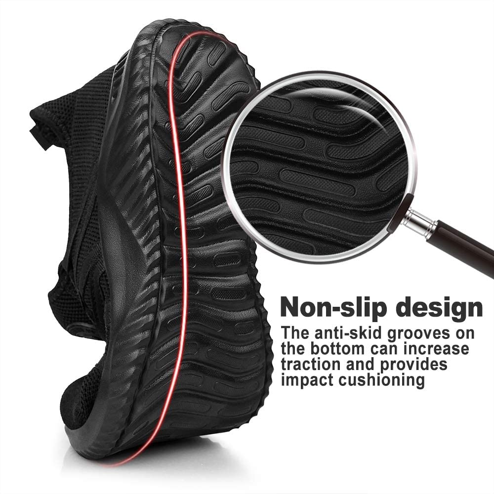 Feethit Mens Slip On Running Shoes Breathable Lightweight Comfortable Fashion Non Slip Sneakers for Men