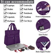 
                        
                          將圖片載入圖庫檢視器 Canvas Tote Bag Waterproof Nylon Multi Pocket Shoulder Bags Laptop Work Bag Teacher Purse and Handbags for Women &amp; Men
                        
                      