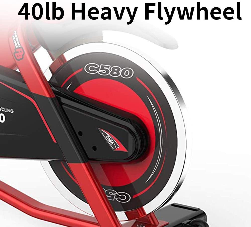 L NOW Indoor Cycling Bike Exercise Bike Stationary Commercial Standard with 40lb Flywheel - JOY2ESpree