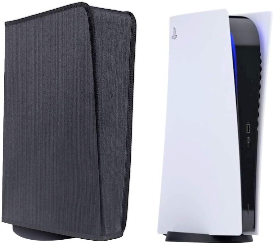 SHIYETA PS5 Dust Cover Soft Thick Cover Sleeve for Playstation 5 Console Digital Edition & Regular Edition - JOY2ESpree