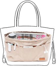 
                        
                          Cargar imagen en el visor de la galería, iN. Purse Organizer Insert with zipper Nylon fabric for women Handbags &amp; Totebag
                        
                      