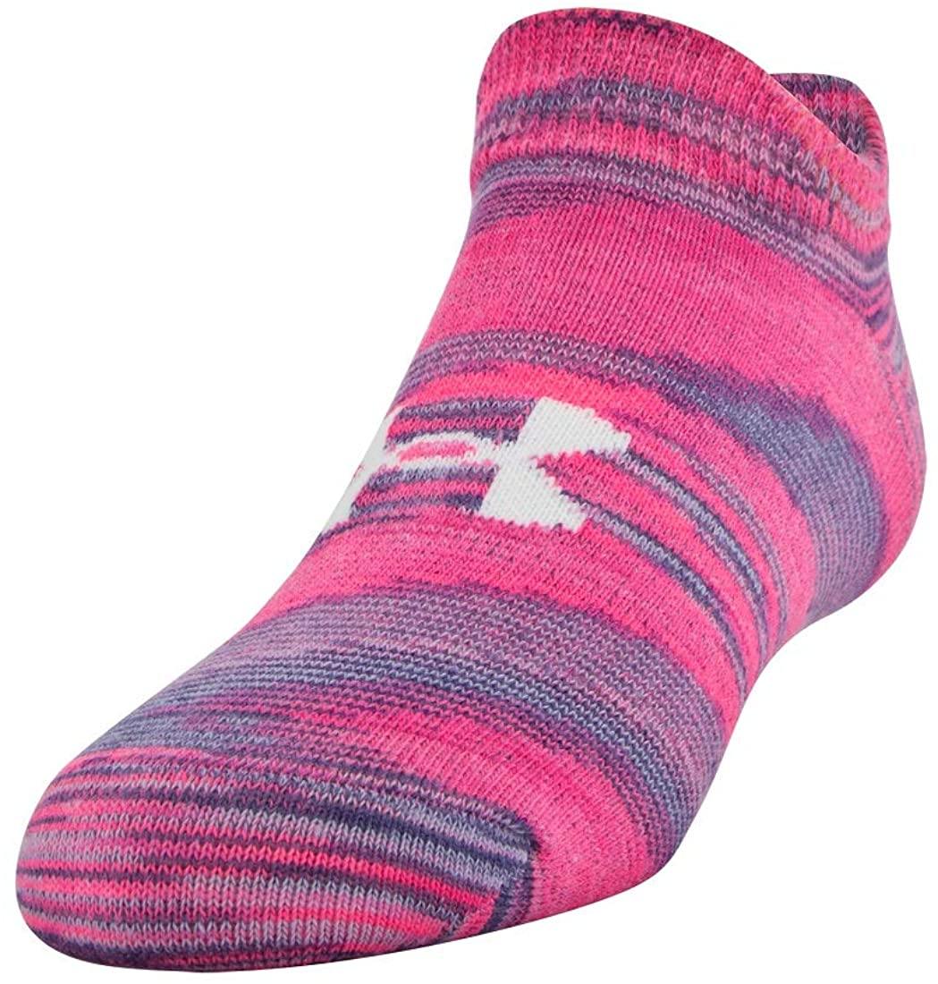 Under Armour Youth Essential 2.0 No Show Socks, 6-Pairs