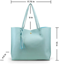 
                        
                          Cargar imagen en el visor de la galería, Oct17 Women Large Tote Bag - Tassels Faux Leather Shoulder Handbags, Fashion Ladies Purses Satchel Messenger Bags
                        
                      