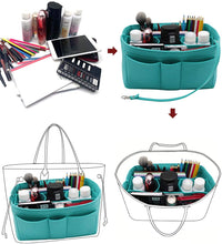 
                        
                          Load image into Gallery viewer, Felt Fabric Purse Tote Diaper Bag Organizer Insert Bag in Bag with Zipper Inner Pocket For Neverfull Speedy
                        
                      
