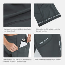 
                        
                          Load image into Gallery viewer, BALEAF Men's Bike Shorts Padded Cycling Bicycle Road Bike Tights Biker Pockets UPF 50+
                        
                      