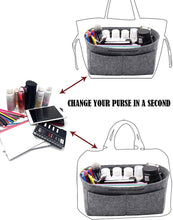 
                        
                          Cargar imagen en el visor de la galería, Felt Purse Organizer Insert Zipper Pocket with Two Removeable Bottle Holder
                        
                      