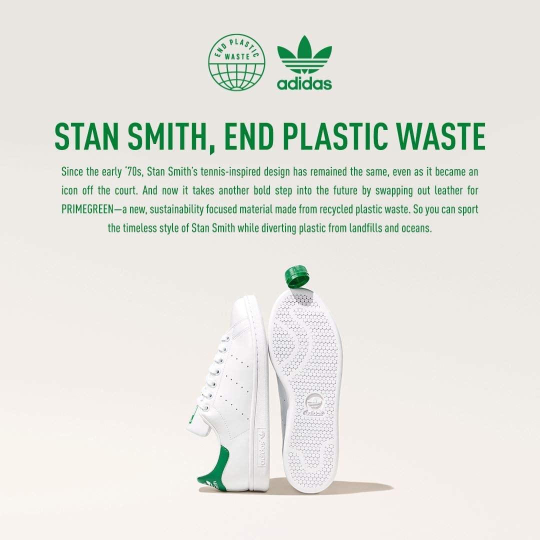 adidas Originals Men's Stan Smith (End Plastic Waste) Sneaker - JOY2ESpree