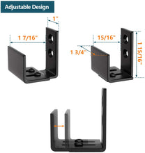 
                        
                          Load image into Gallery viewer, Homlux Heavy Duty Sliding Barn Door Floor Guide,Adjustable Roller,Wall Mount System,Flush Bottom Design,Floor and Door Panel Non-Damage(Floor Guide-3)
                        
                      